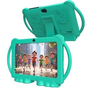 NEW 7” Kids Tablet Android 12, 4GB+32GB, Green